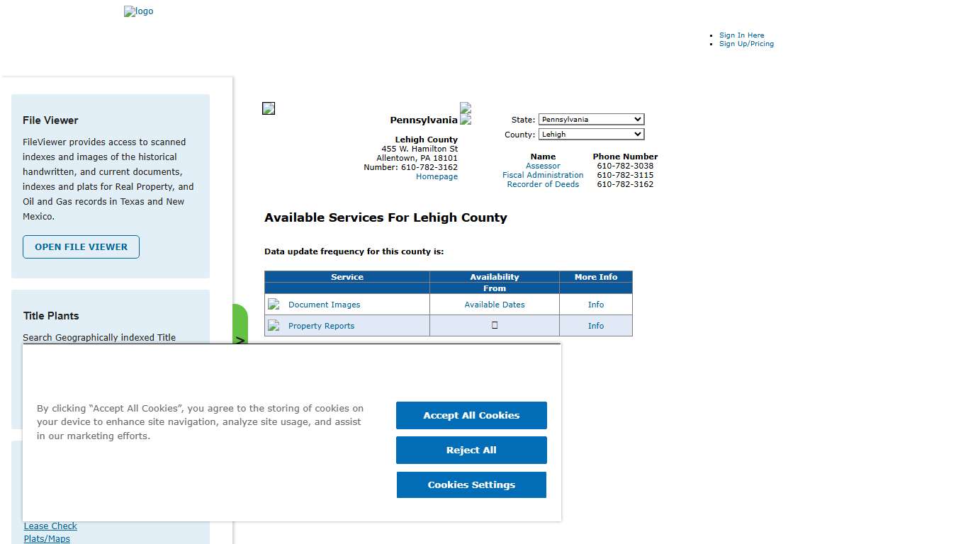 Search Lehigh County Public Property Records Online CourthouseDirect.com